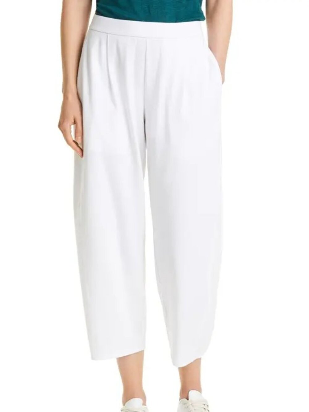 Eileen Fisher Cropped Lantern Pants NWT